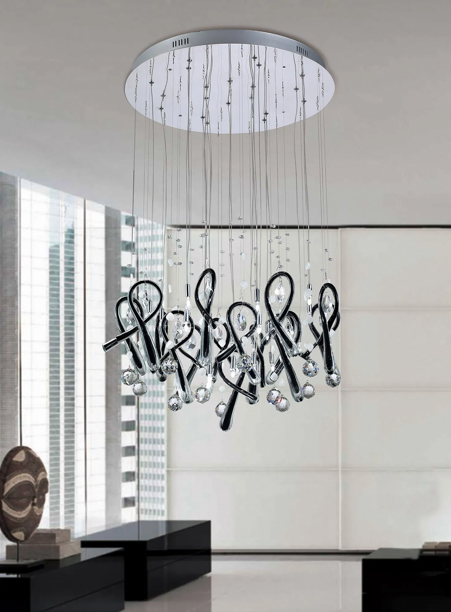 Class Crystal Ceiling Lights Diyas Statement Crystal Fittings